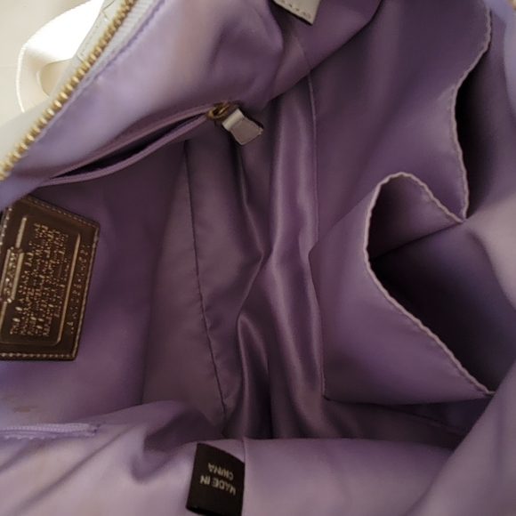 COACH Poppy Cream Shoulder Bag - Picture 4 of 5